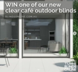 Blindsonline Competition: Win the brand new clear Café Outdoor Blinds