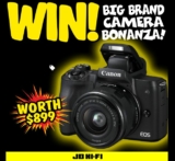 JB Hi-Fi Big Brand Camera Bonanza Competition: Win 1 of 4 Canon EOS M50 Mirrorless Cameras valued at $899