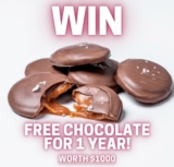 Coco88 Giveaway: Win free chocolate for 1 year