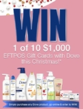 Chemist Warehouse Dove Competition: Win 1 of 10 $1,000 gift cards
