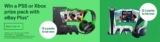 ebay Plus Competition: Win PS5 or Xbox Series X prize packs