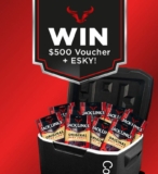Jack Link’s Competition: Win a $500 grocery voucher + 57L Coleman esky + 120 packs of jerky