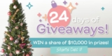 Fantastic Furniture 24 Days of Giveaways: Win a share of $10,000 in prizes