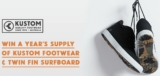Kustom Competition: Win a year’s supply of Kustom Footwear & twin fin surfboard