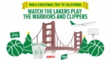 NBA Chrtistmas Competition: Win a Christmas trip to watch the Lakers play in California at espnwin.com.au/NBAChristmas