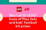H&M X LEGO Competition: Win 1 of 10 LEGO Icons of Play sets and Kids’ Football Kit Prizes