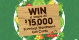 Pope Make your garden grow Competition: Win a share of $15,000 in Bunnings Gift Cards at popecompetitions.com.au