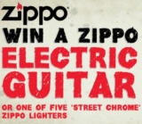 Zippo Competition: Win a Zippo Electric Guitar and Zippo lighters